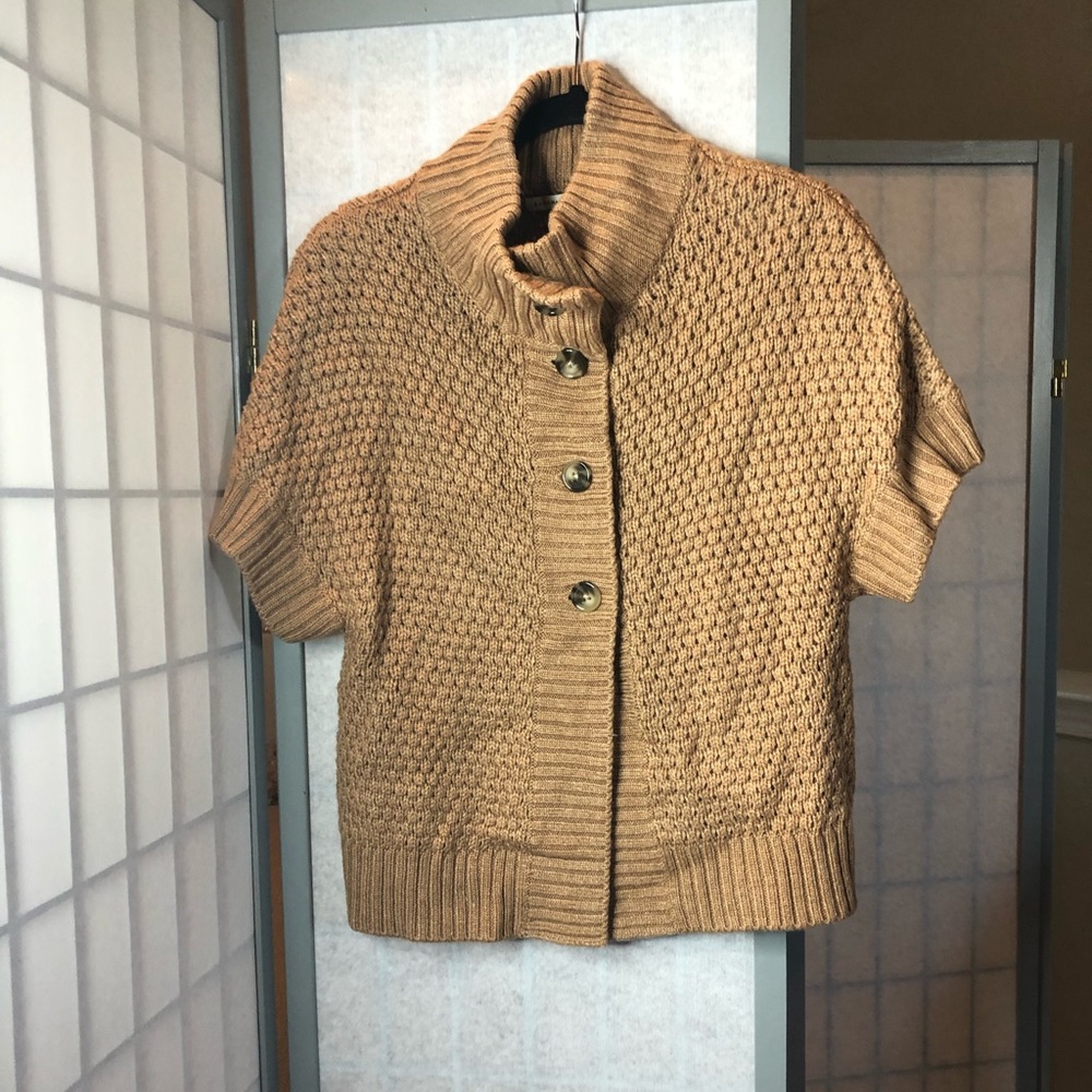 Banana Republic chunky camel brown sweater